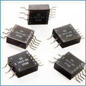 DUAL RATIO SURFACE MOUNT PULSE TRANSFORMERS